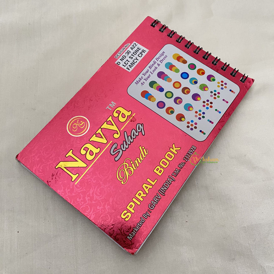 Vriksham LCT Stone Fancy Bindi Book-(D No 30 A22)-BB217
