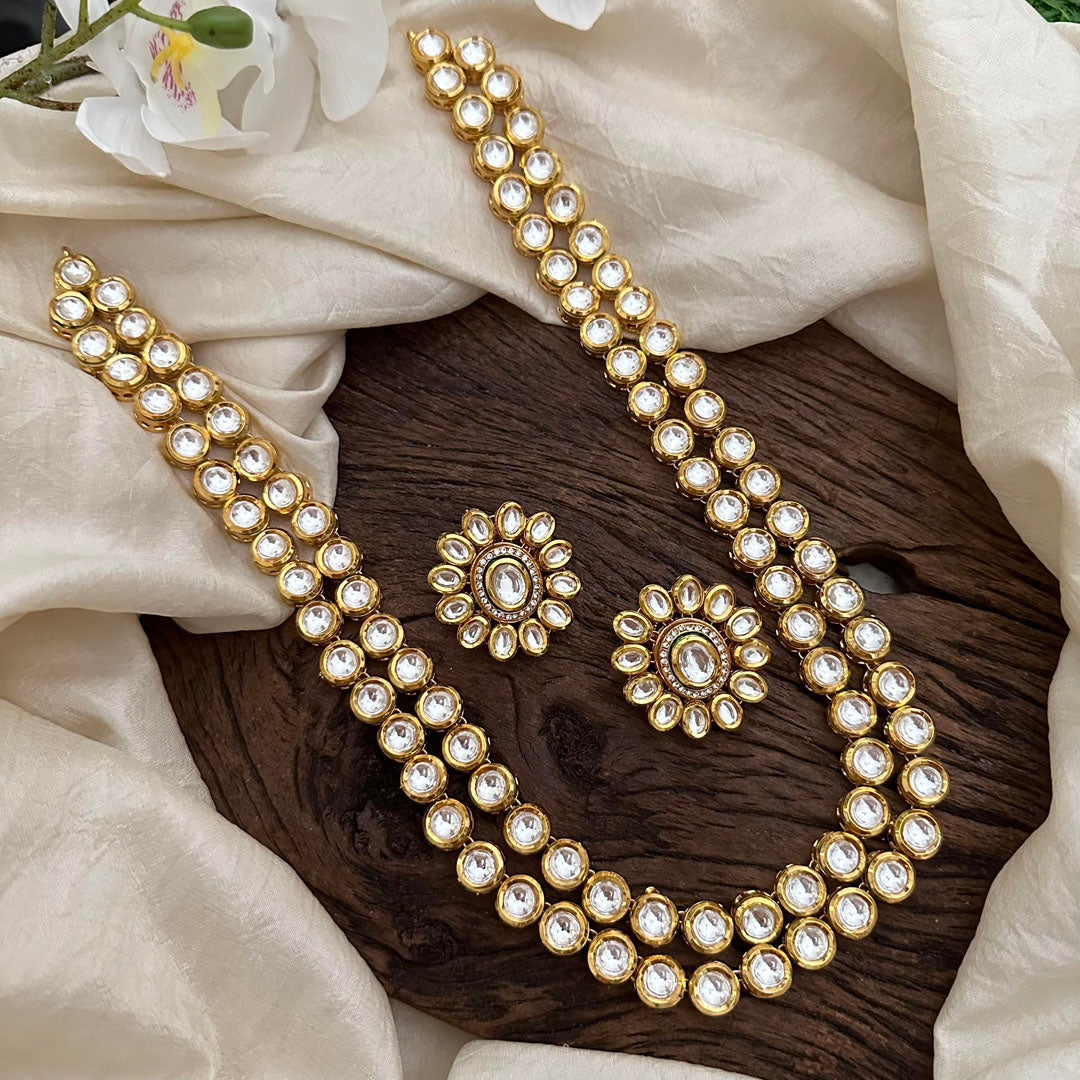 Royal 2 Layer Kundan Haram-G13608