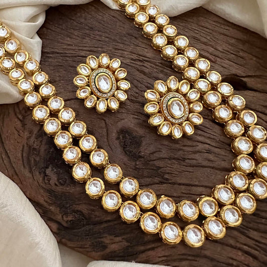 Royal 2 Layer Kundan Haram-G13608