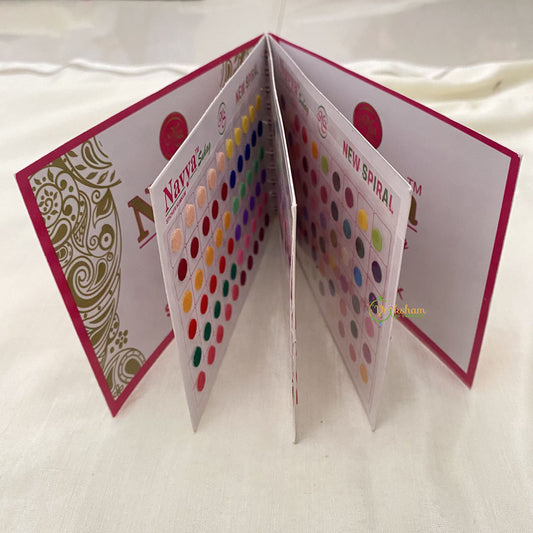 Vriksham 54 Color Bindi Book (360 Bindi/Size 4.5)-BB181