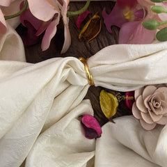 Peacock Jadau Kundan Finger Ring-Green-J2538