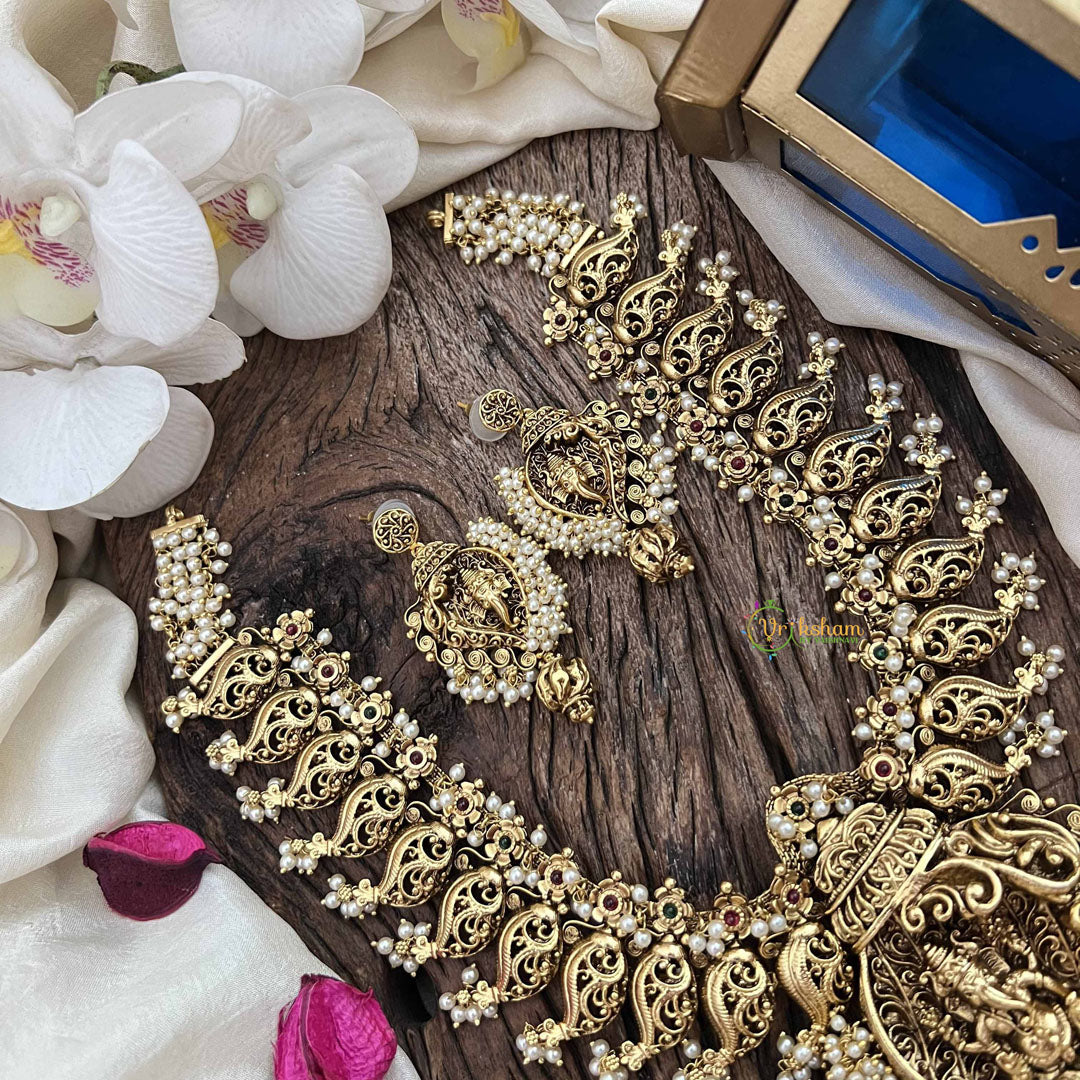 Ganesh Pearl Long Haarm -G800