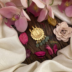 Floral Jadau Kundan Juda Pin-Jada Billai-J2458