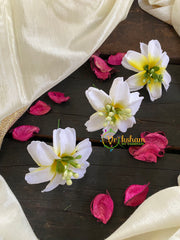 White Flower Bridal Hair Accessory-H144