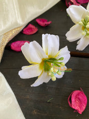 White Flower Bridal Hair Accessory-H144