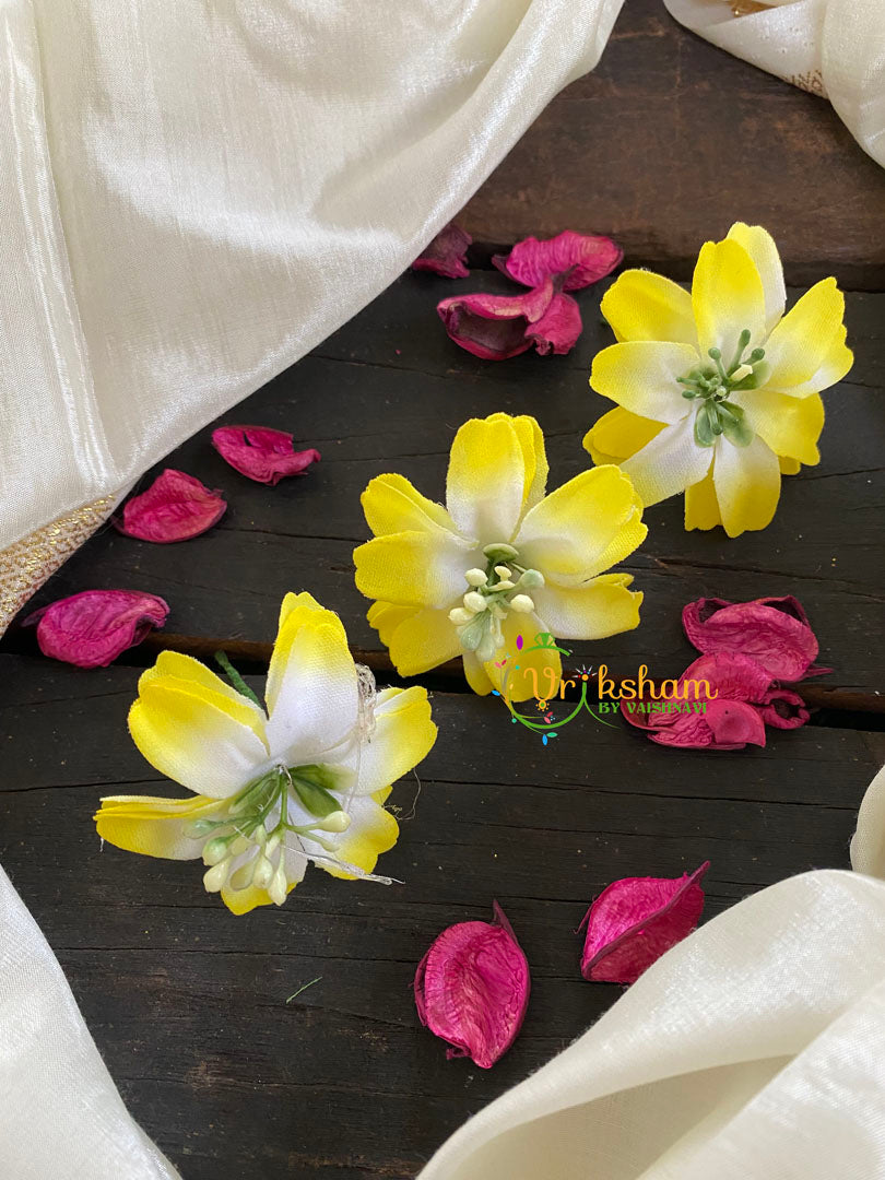 Yellow Flower Bridal Hair Accessory-H145