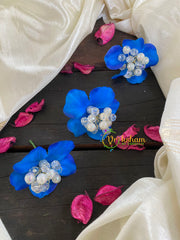 Blue Flower Bridal Hair Accessory-H148