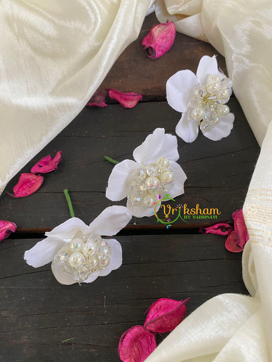 White Flower Bridal Hair Accessory-H150