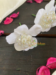 White Flower Bridal Hair Accessory-H150
