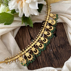 Unique Jadau Kundan Neckpiece -Rice Pearls- J2072