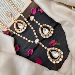 Premium Mossanite Pendant Short Neckpiece -M007