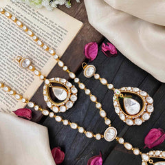 Premium Mossanite Pendant Short Neckpiece -M007