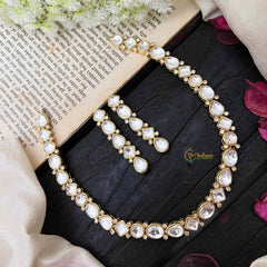 Premium Mossanite Short Neckpiece -M030