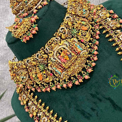Vriksham Grand Perumal Heritage Guttapusalu Bridal Set-G21811