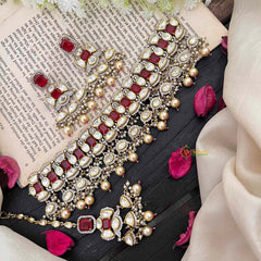 Exclusive Bridal Victorian Diamond High Neck Choker-VV1922