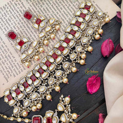 Exclusive Bridal Victorian Diamond High Neck Choker-VV1922