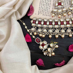 Exclusive Bridal Victorian Diamond High Neck Choker-VV1922