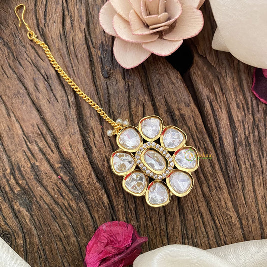 Vriksham Floral Kundan Maang Tikka-G16850