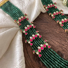 Exclusive Green Bead  Multilayer Mala - J2092