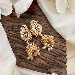 Elegant AD Stone Jhumka-G15460