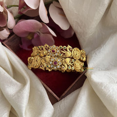 Premium Gold Alike Ram Parivar Bangle Set-G14772