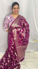Mejantha Semi Georgette Soft Silk Saree -VS2004