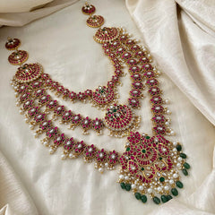 3 Layer Statement Kundan Jadau Neckpiece - J2100