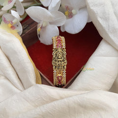 Premium Gold Alike AD Stone Lakshmi Kada Bangle-G14968