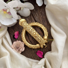 Vriksham Gold Finish Floral Style Bangles-Screw Type Bangles-G19939