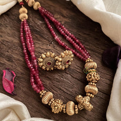 Simple Gold Alike Beaded Mala-G15051