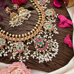 Traditional Jadau Kundan Guttapusalu-Rice Pearl-J2327