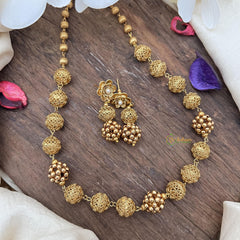 Premium Gold Look Alike Beaded Mala-G15016