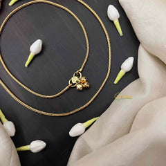 Vriksham Lightweight Daily Wear Gold Payal Anklets-G21228