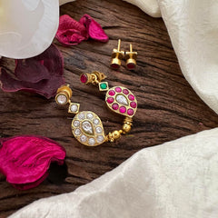 Unique Reversible Jadau Kundan Earrings-J2343