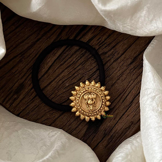 Antique Gold Look Alike Lakshmi Rubber Band - G12526