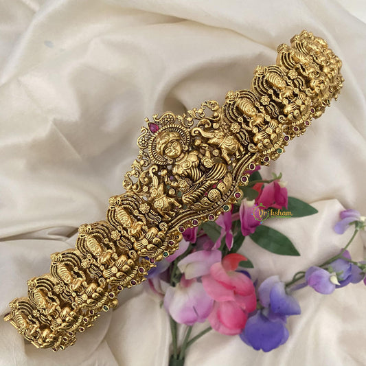 Vriksham Exclusive Lakshmi Bridal Hipbelt-Golden Bead-G15777