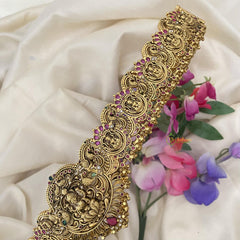 Vriksham Exquisite Lakshmi Hipbelt-Gold Bead-G15771