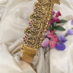 Vriksham Exquisite Lakshmi Hipbelt-Gold Bead-G15771