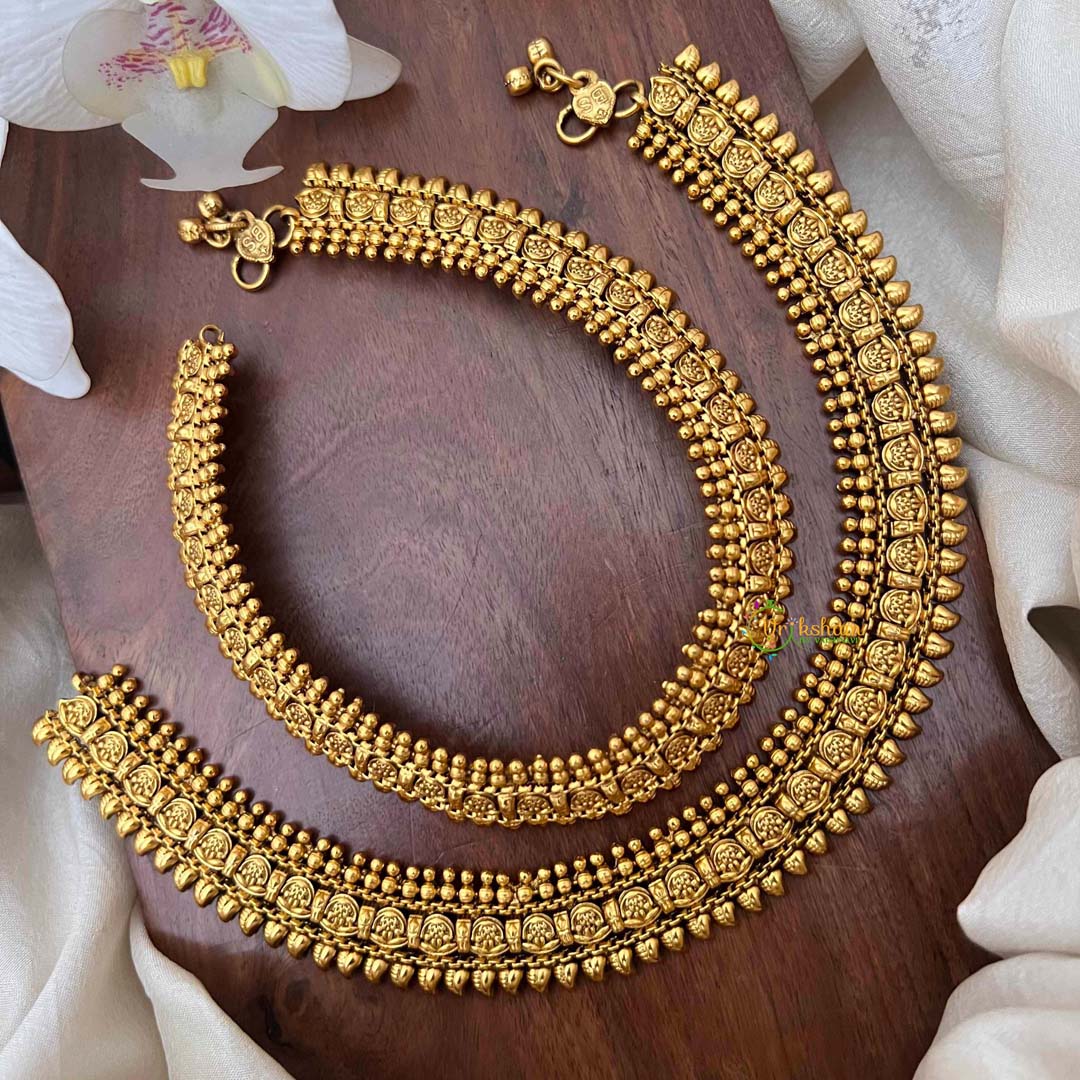 Vriksham Elegant Gold Look  Bridal Anklet-G21243