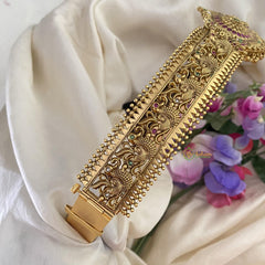 Vriksham Designer AD Stone Hipbelt-Gold Bead-G15768