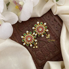 Vriksham Designer Maharashtrian Style Press Bugadi-Pearl-J2736