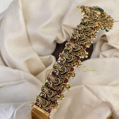 Vriksham Gold Look Alike Bridal Hipbelt-Green Bead-G15781