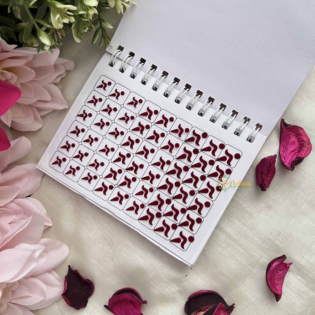 Vriksham Classic Plain Chand Bindi Book-BB321