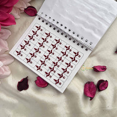 Vriksham Classic Plain Chand with White Stone Bindi Book-BB320