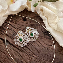 Premium American Diamond Hasli-Green-Tilak-G14054