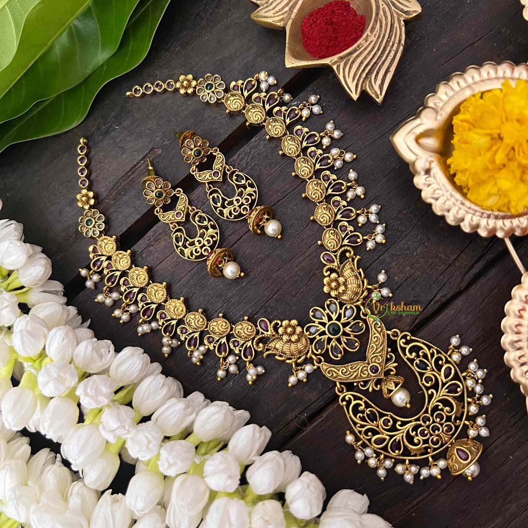 Vriksham Premium Kemp Short Neckpiece-G21298