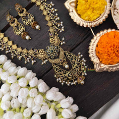 Vriksham Premium Kemp Short Neckpiece-G21298