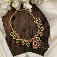 Traditional Kerala Palakka Short Neckpiece-G11370