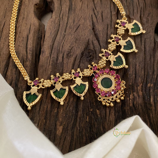 Traditional Kerala Palakka Short Neckpiece-G11371