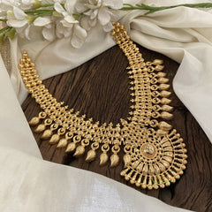 Traditional Gold Look Alike Kerala Style Short Neckpiece-G11388